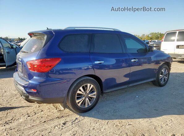 5N1DR2MN1HC608401 2017 NISSAN PATHFINDER Blue Задня права чверть