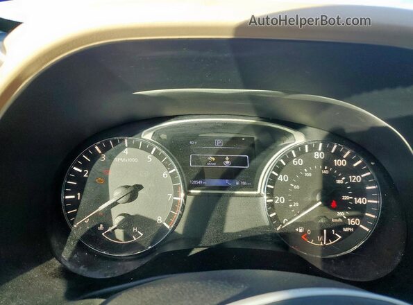5N1DR2MN1HC608401 2017 NISSAN PATHFINDER Blue Вид щитка приладів