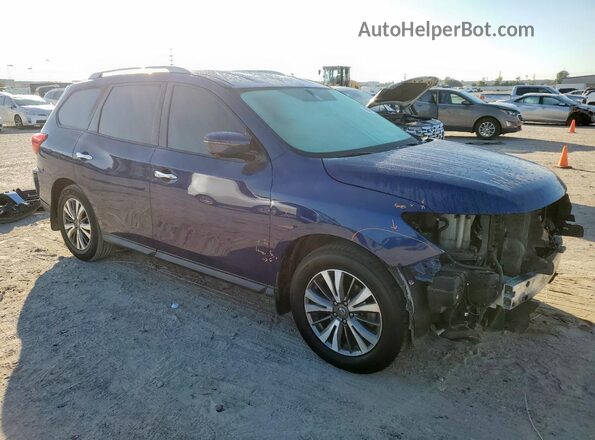 5N1DR2MN1HC608401 2017 NISSAN PATHFINDER Blue Передня права чверть
