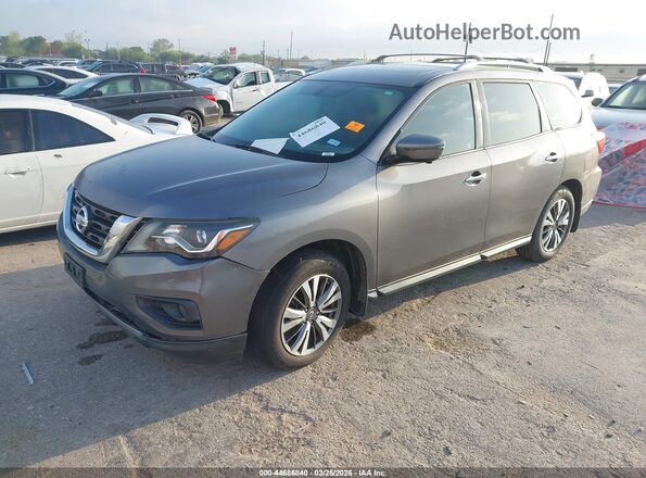5N1DR2MN2HC639270 2017 NISSAN PATHFINDER Gray Передня ліва чверть