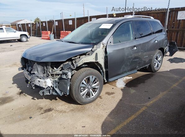 5N1DR2MN3KC590328 2019 NISSAN PATHFINDER Gray Передня ліва чверть