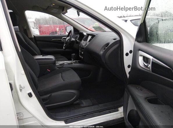 5N1DR2MN7JC619117 2018 NISSAN PATHFINDER White წინა სალონის ხედი