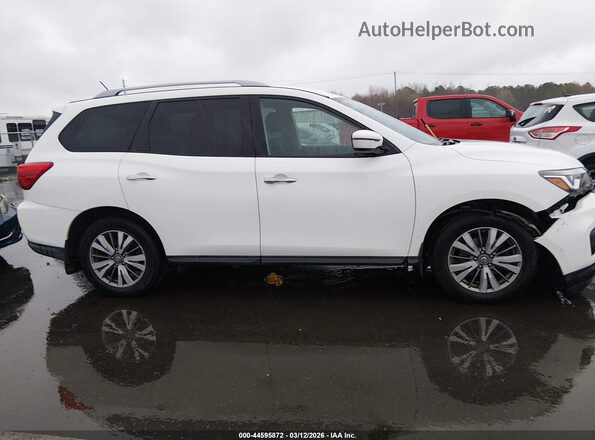 5N1DR2MN7JC619117 2018 NISSAN PATHFINDER White უკანა სალონის ხედი