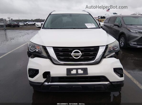 5N1DR2MN7JC619117 2018 NISSAN PATHFINDER White ხელსაწყოთა პანელის ხედი