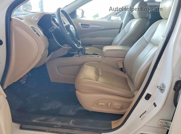 5N1DR2MN9JC612914 2018 NISSAN PATHFINDER White Widok wnętrza z przodu