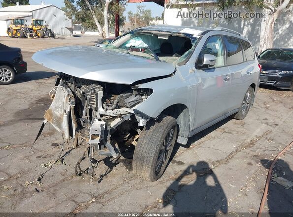 5N1DR2MN9JC663815 2018 NISSAN PATHFINDER Silver Передня ліва чверть