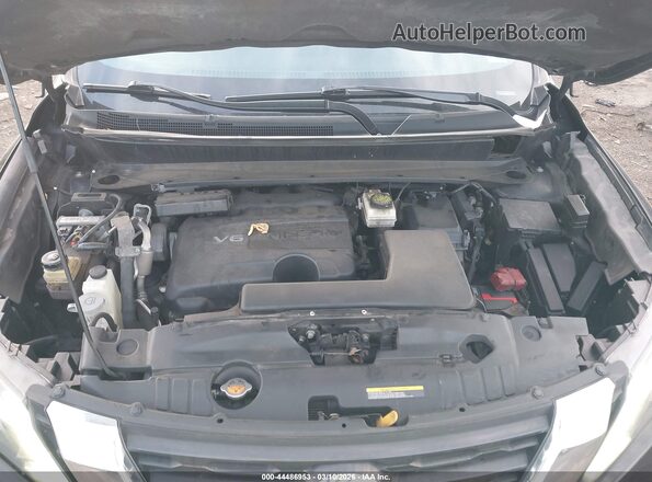 5N1DR2MNXHC663896 2017 NISSAN PATHFINDER Black Widok z tyłu