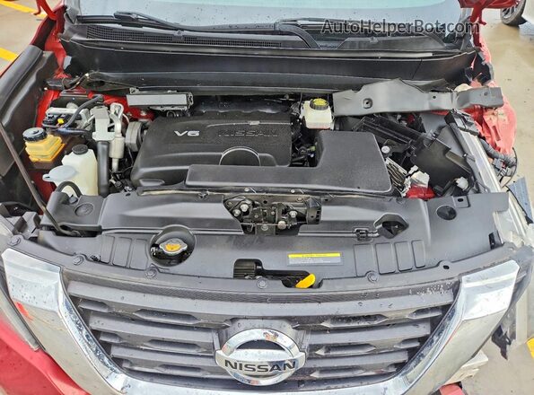 5N1DR2MNXKC587541 2019 NISSAN PATHFINDER Темно-бордовый 