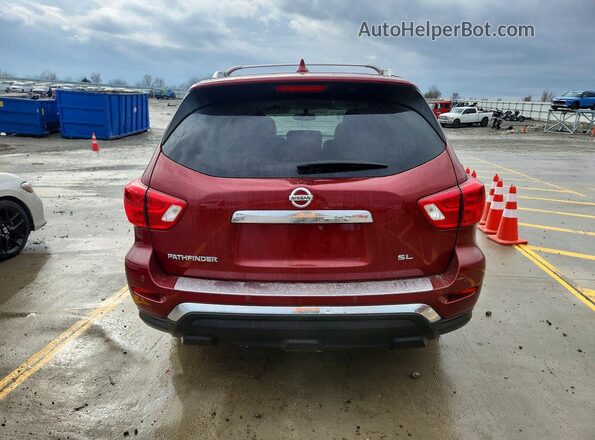 5N1DR2MNXKC587541 2019 NISSAN PATHFINDER Темно-бордовый 