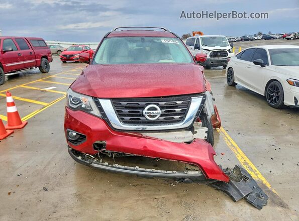 5N1DR2MNXKC587541 2019 NISSAN PATHFINDER Темно-бордовый 