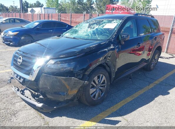 5N1DR3BA6SC232890 2025 NISSAN PATHFINDER Black წინა მარცხენა ხედი სამი მეოთხედიდან