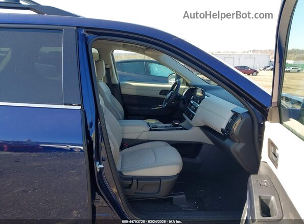 5N1DR3BD1SC215442 2025 NISSAN PATHFINDER Синий Вид салона спереди