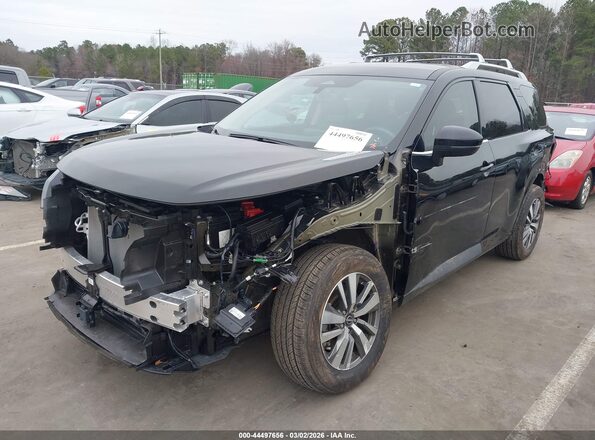 5N1DR3CC5SC289551 2025 NISSAN PATHFINDER Black წინა მარცხენა ხედი სამი მეოთხედიდან