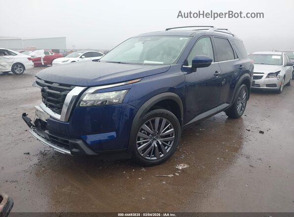 5N1DR3CD7SC266572 2025 NISSAN PATHFINDER Blue Առջևի ձախ երեք քառորդ տեսարան
