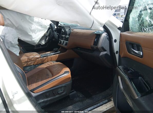 5N1DR3DG3RC235841 2024 NISSAN PATHFINDER White Widok wnętrza z przodu