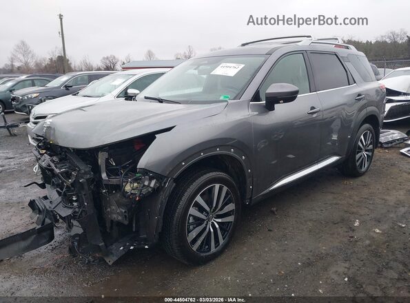 5N1DR3DJ2SC209135 2025 NISSAN PATHFINDER Gray წინა მარცხენა ხედი სამი მეოთხედიდან