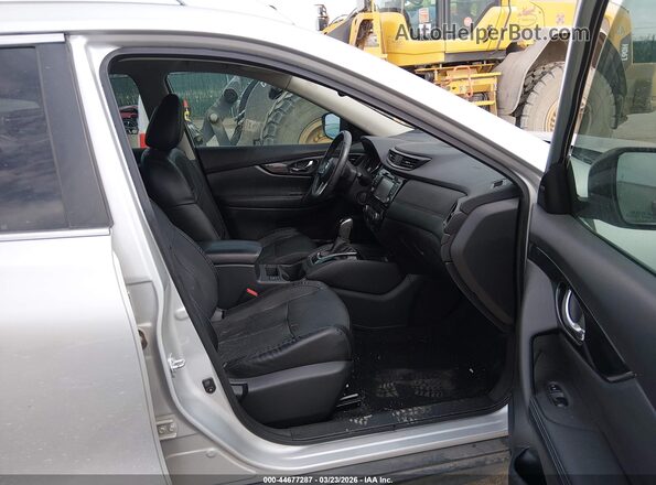 5N1ET2MT3HC794835 2017 NISSAN ROGUE HYBRID Silver Vista interior delantera
