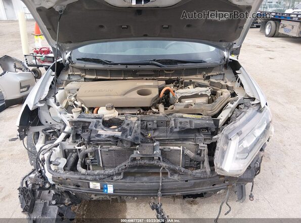 5N1ET2MT3HC794835 2017 NISSAN ROGUE HYBRID Silver Vista trasera