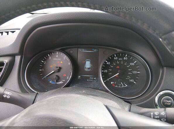 5N1ET2MT3HC794835 2017 NISSAN ROGUE HYBRID Silver Vista de los asientos traseros