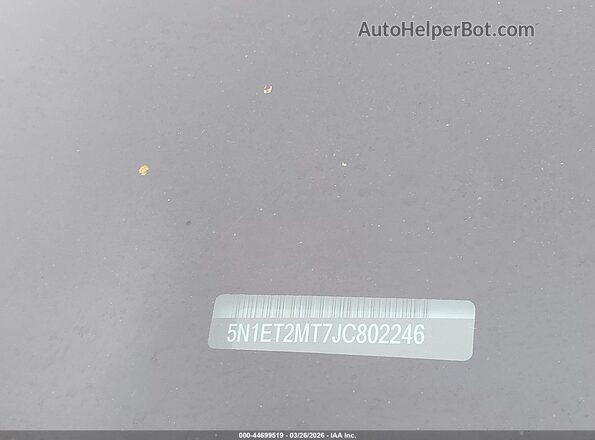 5N1ET2MT7JC802246 2018 NISSAN ROGUE HYBRID Black 