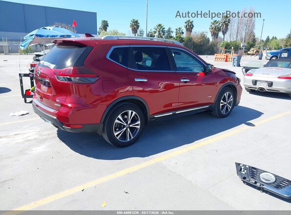 5N1ET2MT9JC837869 2018 NISSAN ROGUE HYBRID Red 