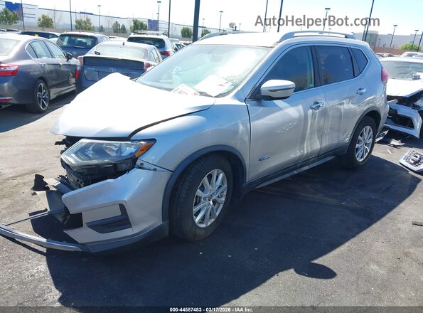 5N1ET2MTXHC775554 2017 NISSAN ROGUE HYBRID Silver Front left