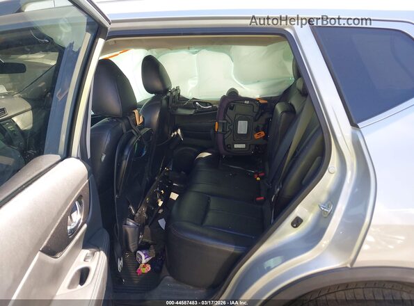 5N1ET2MTXHC775554 2017 NISSAN ROGUE HYBRID Silver VIN sticker view