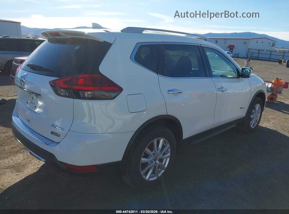5N1ET2MV5HC790819 2017 NISSAN ROGUE HYBRID White Задня права чверть