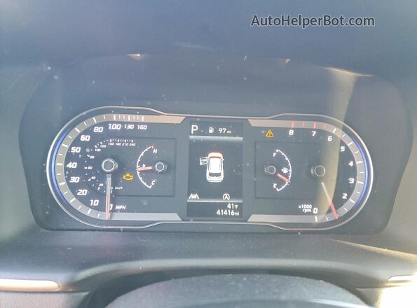 5NMJACAE1PH224353 2023 HYUNDAI TUCSON Серебряный Вид щитка приборов