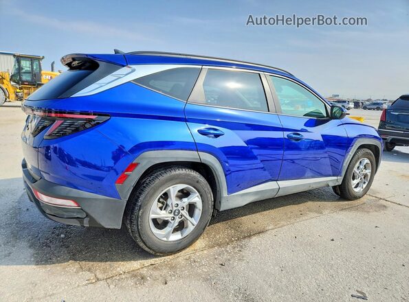 5NMJB3AE6NH140264 2022 HYUNDAI TUCSON Синий Задняя правая четверть