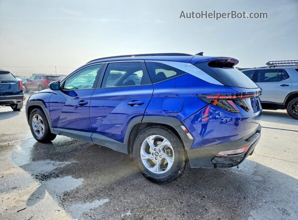 5NMJB3AE6NH140264 2022 HYUNDAI TUCSON Синий Задняя левая четверть