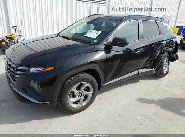 5NMJBCAE2NH030361 2022 HYUNDAI TUCSON Black Передня ліва чверть