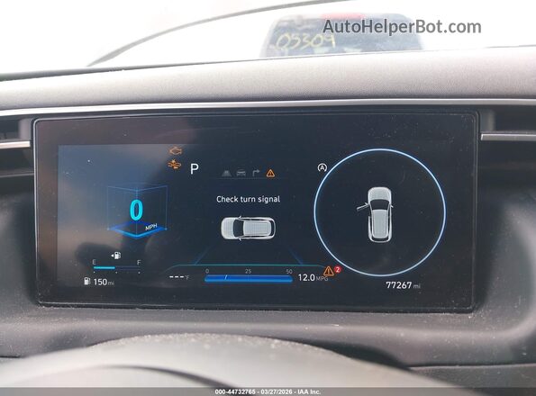 5NMJECAE9NH076194 2022 HYUNDAI TUCSON Gray Հետևի նստատեղերի տեսք