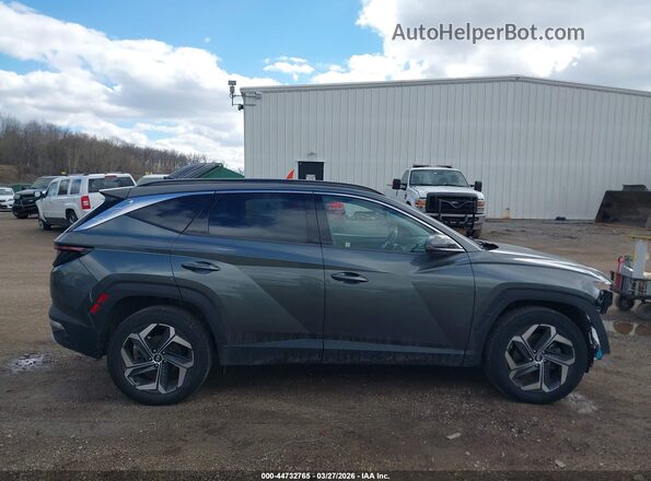 5NMJECAE9NH076194 2022 HYUNDAI TUCSON Gray Սալոնի հետևի տեսք