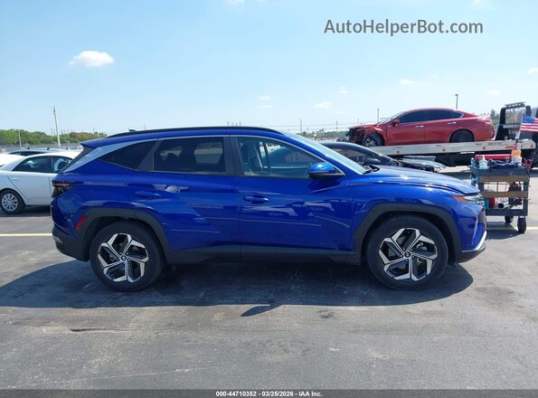 5NMJF3AE5NH140986 2022 HYUNDAI TUCSON Синий Вид задней части салона