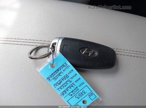 5NMJFCAE2PH258495 2023 HYUNDAI TUCSON White Вид панелі приладів