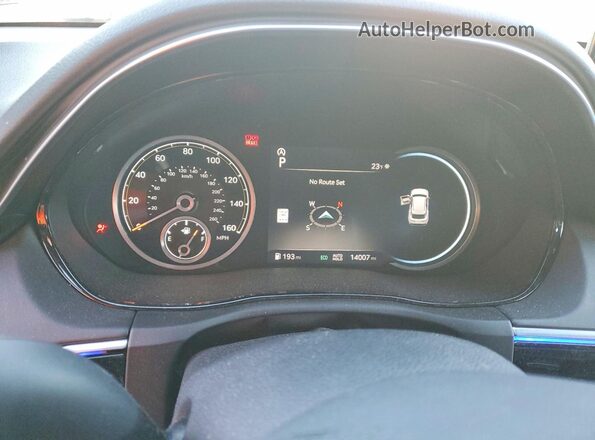5NMMCDTC7SH020531 2025 GENESIS GV70 Blue Вид щитка приладів