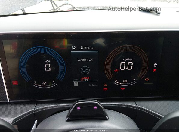 5NMP2DG10TH111392 2026 HYUNDAI SANTA FE HYBRID Black Vista de los asientos traseros