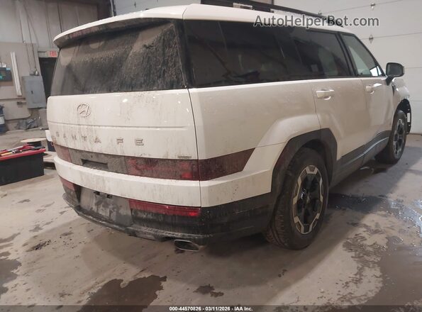 5NMP2DGL0SH087403 2025 HYUNDAI SANTA FE White Задня права чверть