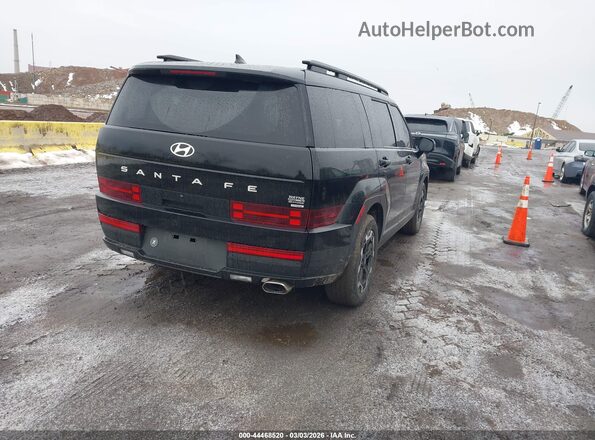 5NMP2DGL5SH137454 2025 HYUNDAI SANTA FE Black Задня права чверть