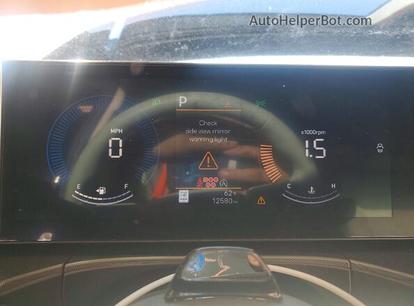5NMP2DGLXSH144108 2025 HYUNDAI SANTA Black Instrument cluster view