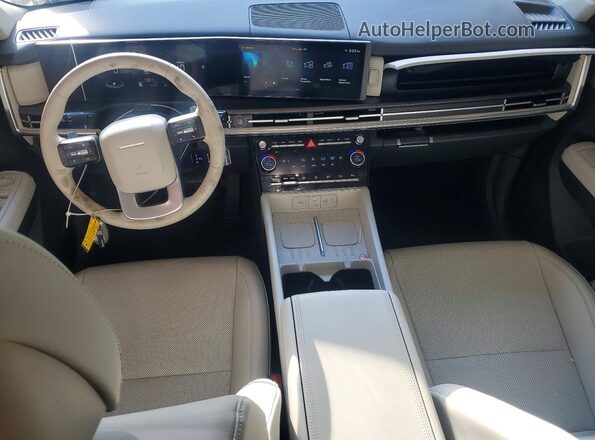 5NMP2DGLXSH144108 2025 HYUNDAI SANTA Black Dashboard view
