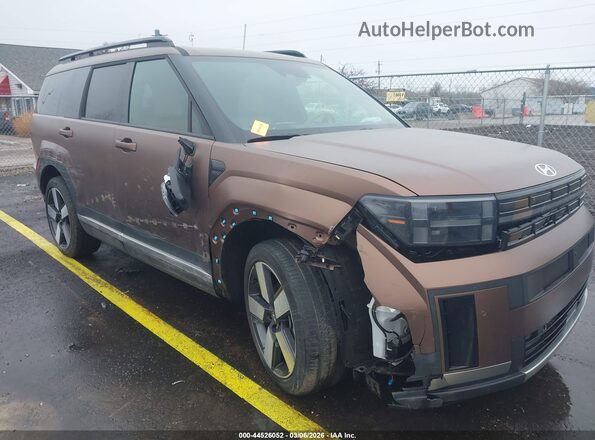 5NMP3DG17SH071050 2025 HYUNDAI SANTA FE HYBRID Brown Widok z przodu