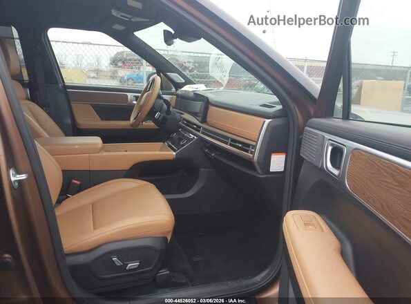 5NMP3DG17SH071050 2025 HYUNDAI SANTA FE HYBRID Brown Widok wnętrza z przodu