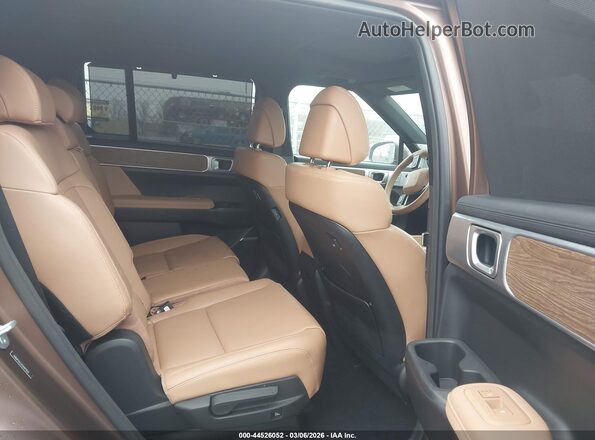 5NMP3DG17SH071050 2025 HYUNDAI SANTA FE HYBRID Brown Widok naklejki z numerem VIN