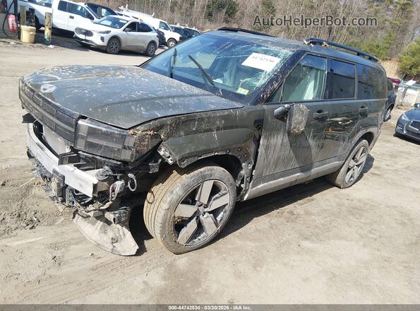 5NMP3DG18RH009487 2024 HYUNDAI SANTA FE HYBRID Green Առջևի ձախ երեք քառորդ տեսարան