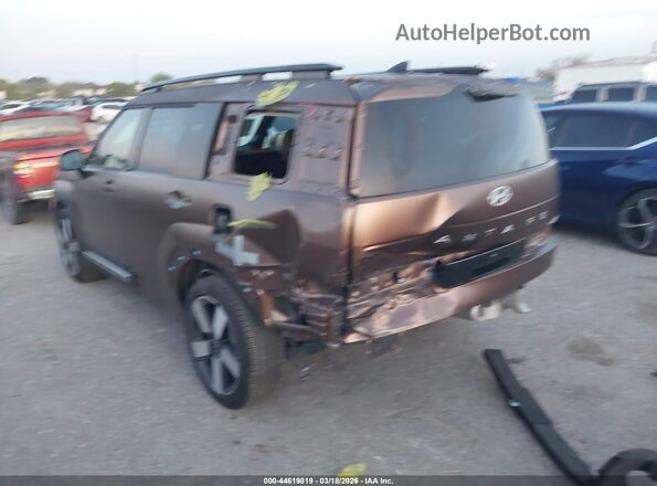 5NMP3DG18SH040681 2025 HYUNDAI SANTA FE HYBRID Brown Tył lewy