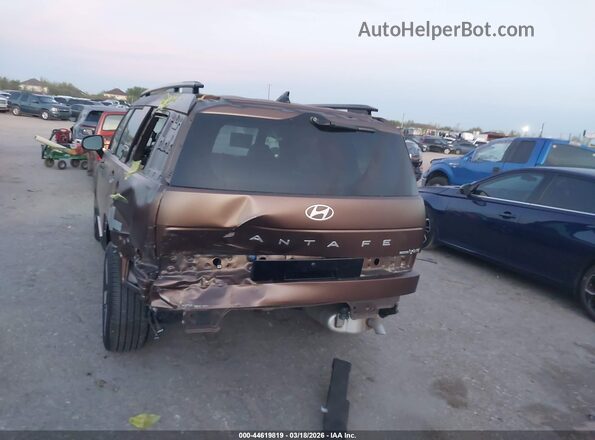 5NMP3DG18SH040681 2025 HYUNDAI SANTA FE HYBRID Brown Widok z przodu