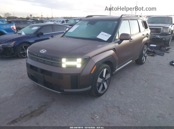 5NMP3DG18SH040681 2025 HYUNDAI SANTA FE HYBRID Brown Przód lewy