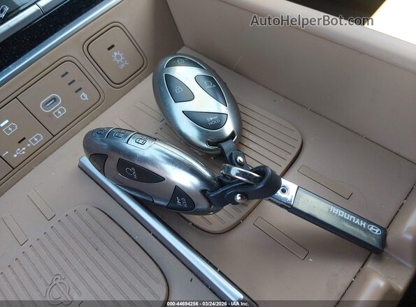 5NMP3DG1XSH025728 2025 HYUNDAI SANTA FE HYBRID Black Widok deski rozdzielczej